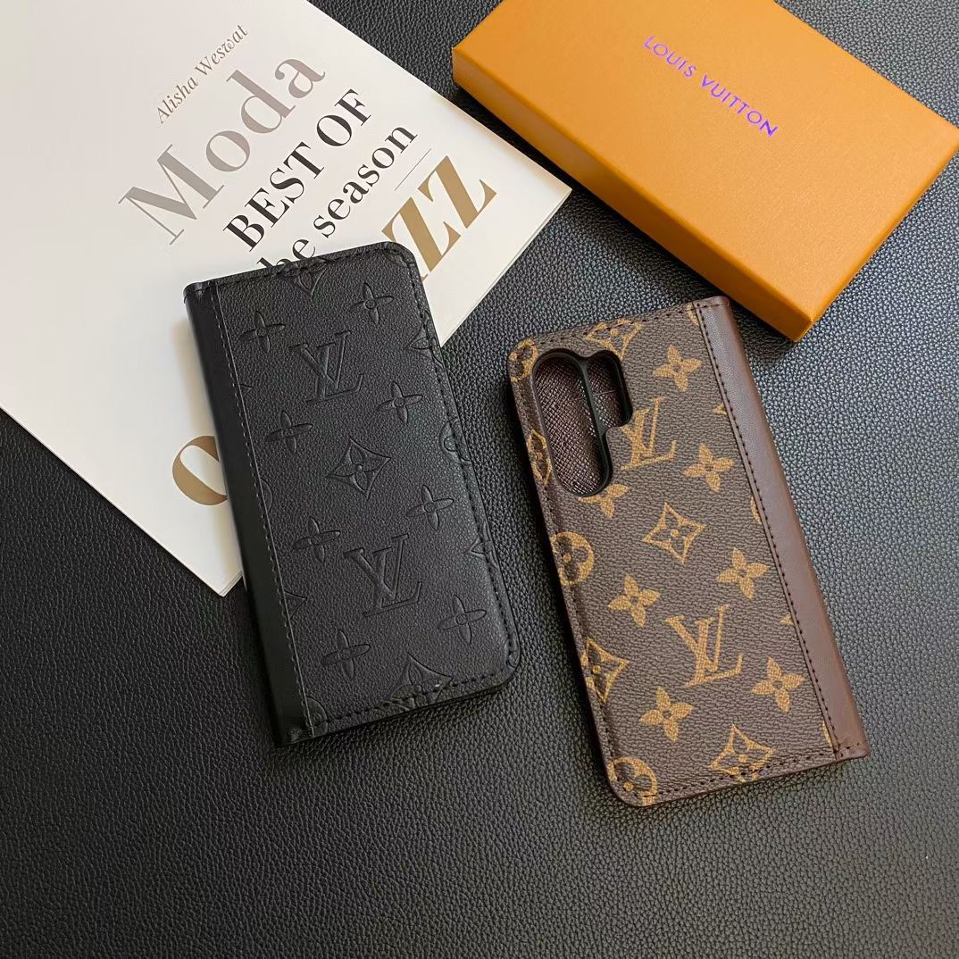 Samsung Louis Vuitton Phone Case Wallet for S22 23 24 25 26 Ultra Plus Series