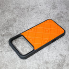 Stamped Leather H iPhone Case