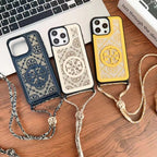 Tory Burch Phone Case Crossbody for iPhone 12 13 14 15 16 Pro Max Plus