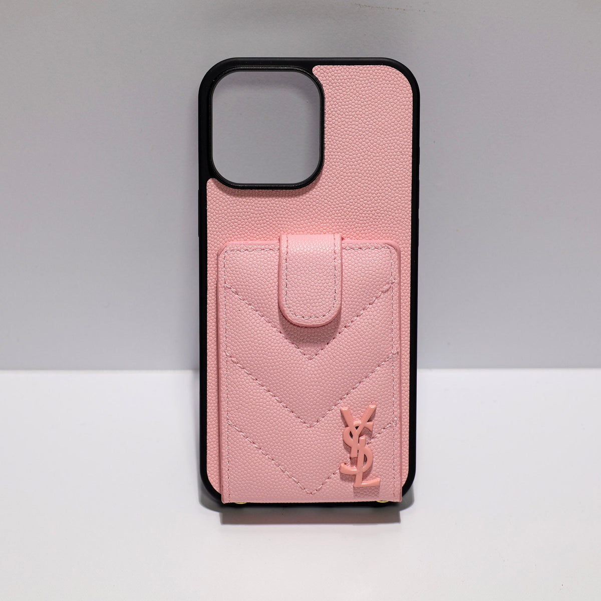 iPhone Case Ysl Leather Card Holder
