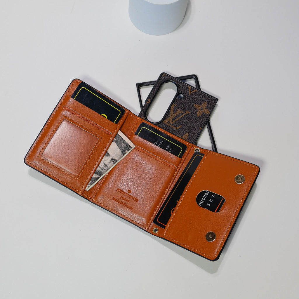 Z Fold Case Luxury Crossbody Wallet for 3 4 5 6 7