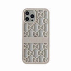 Hollow GG Case iPhone 14 13 12 11 Pro Max Case