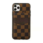 Premium Folding Leather Magnetic Clasp Cover iPhone X 11 12 13 14 15 16 Pro Max Plus