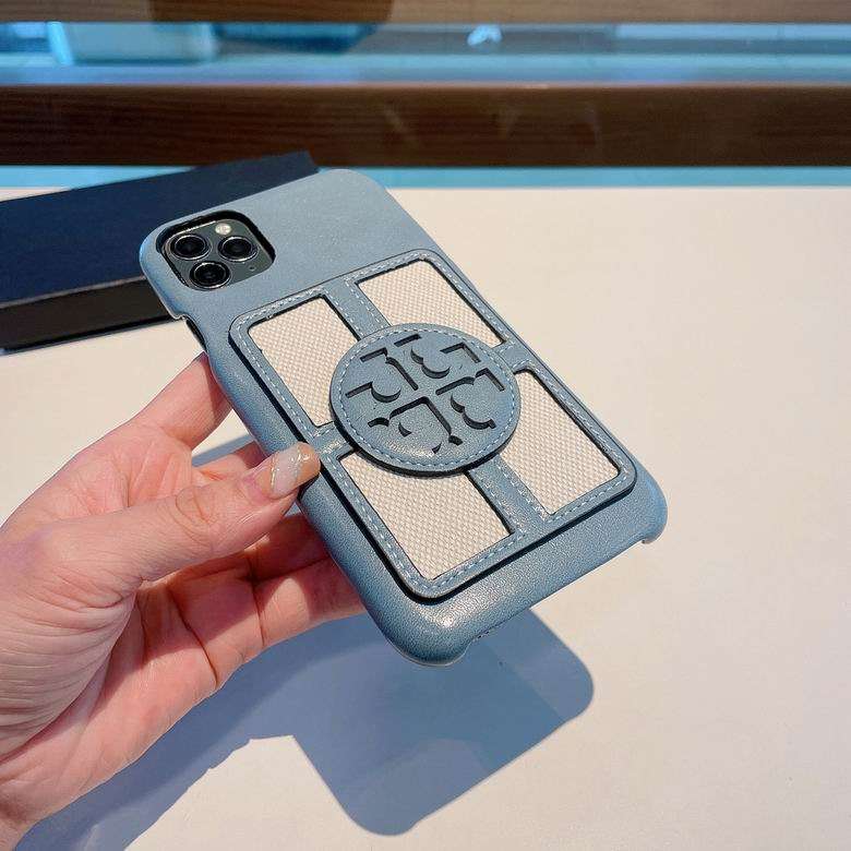 Stamped Leather TB iPhone Case