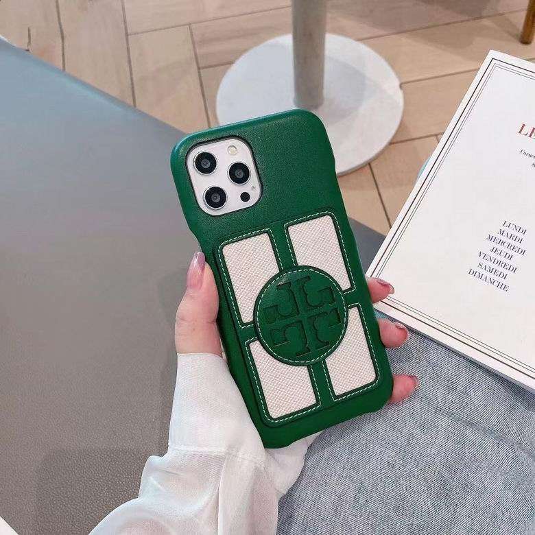Stamped Leather TB iPhone Case
