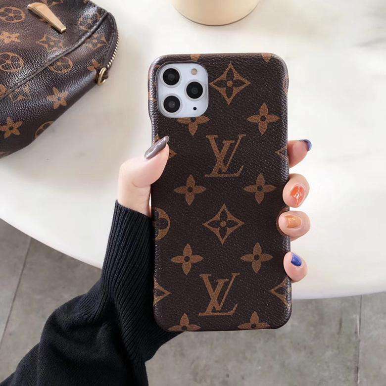Leather back cover iPhone case showing the overall design, camera cutout and slim fit