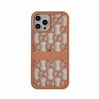 Hollow GG Case iPhone 14 13 12 11 Pro Max Case