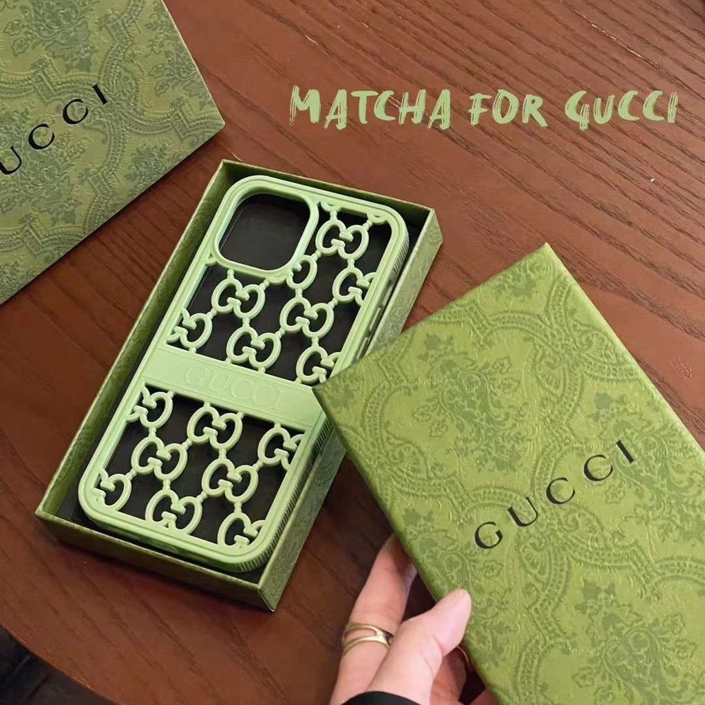 Hollow GG Case iPhone 14 13 12 11 Pro Max Case