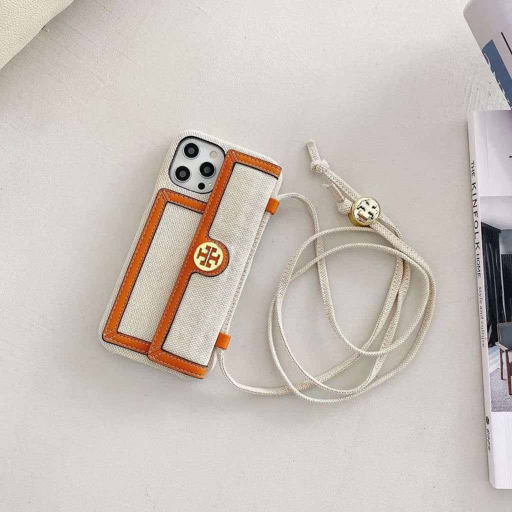 Designer iPhone Wallet Case White Leather 11 12 13 Pro Max