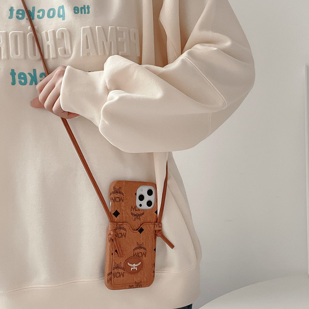 Mcm iPhone Case Crossbody Style