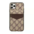 Premium Folding Leather Magnetic Clasp Cover iPhone X 11 12 13 14 15 16 Pro Max Plus