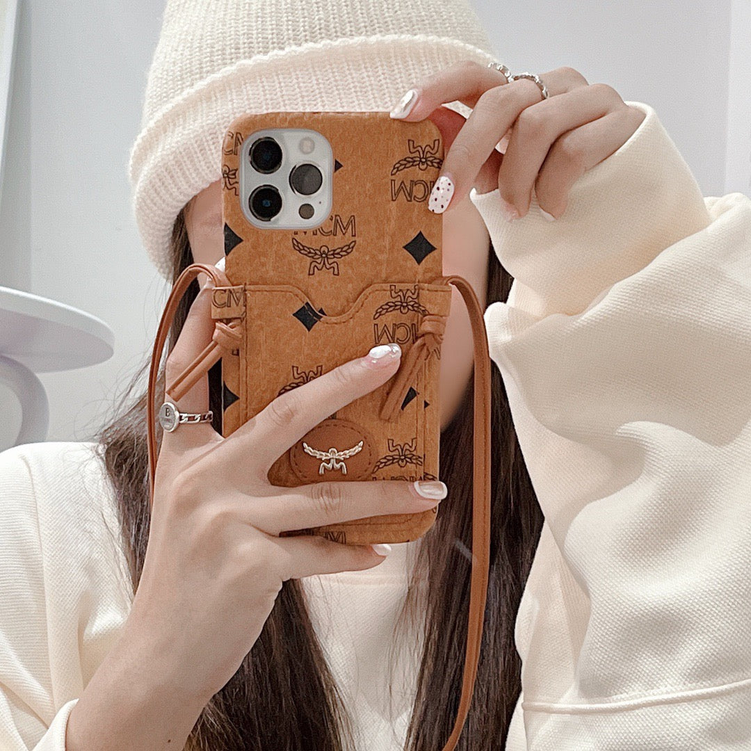 Mcm iPhone Case Crossbody Style