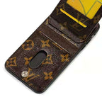Premium Folding Leather Magnetic Clasp Cover iPhone X 11 12 13 14 15 16 Pro Max Plus