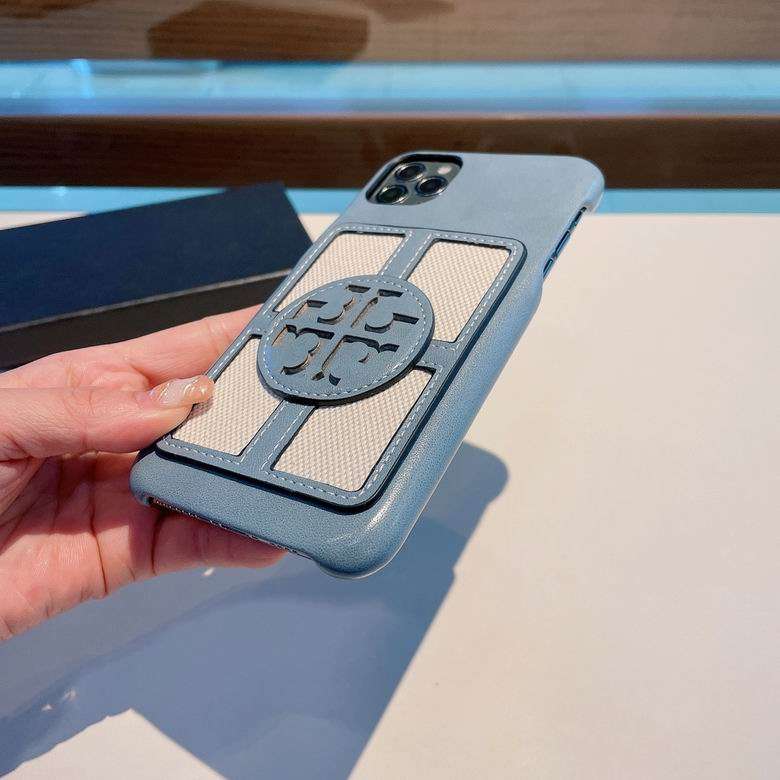 Stamped Leather TB iPhone Case