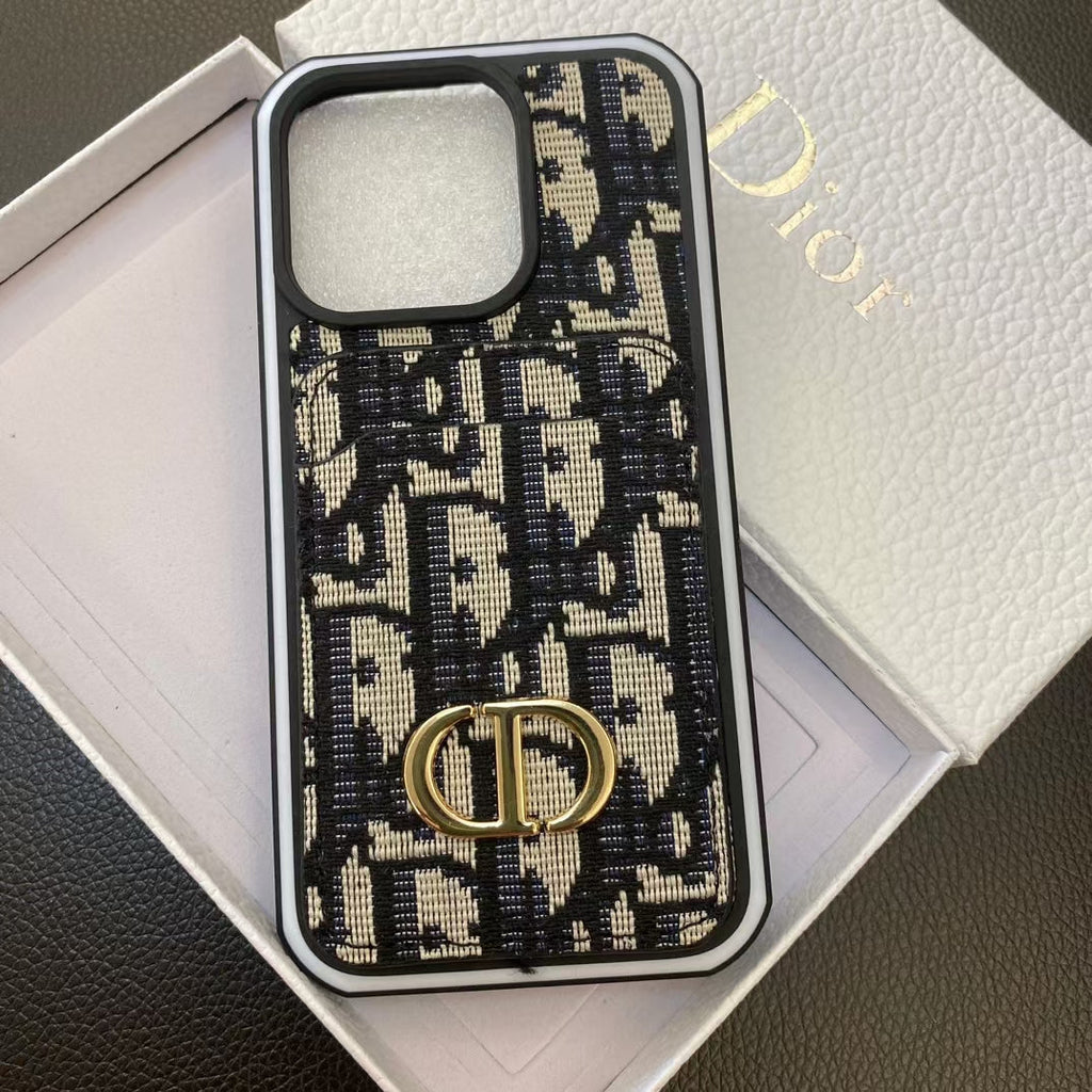 Dior iPhone Case Card Holder