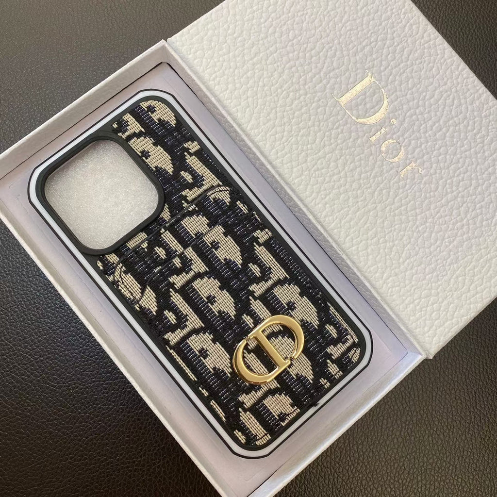 Dior iPhone Case Card Holder
