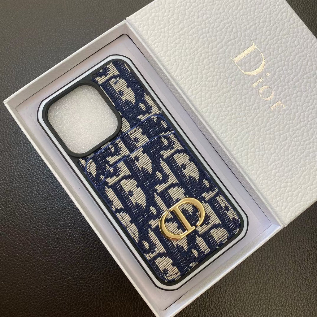 Dior iPhone Case Card Holder