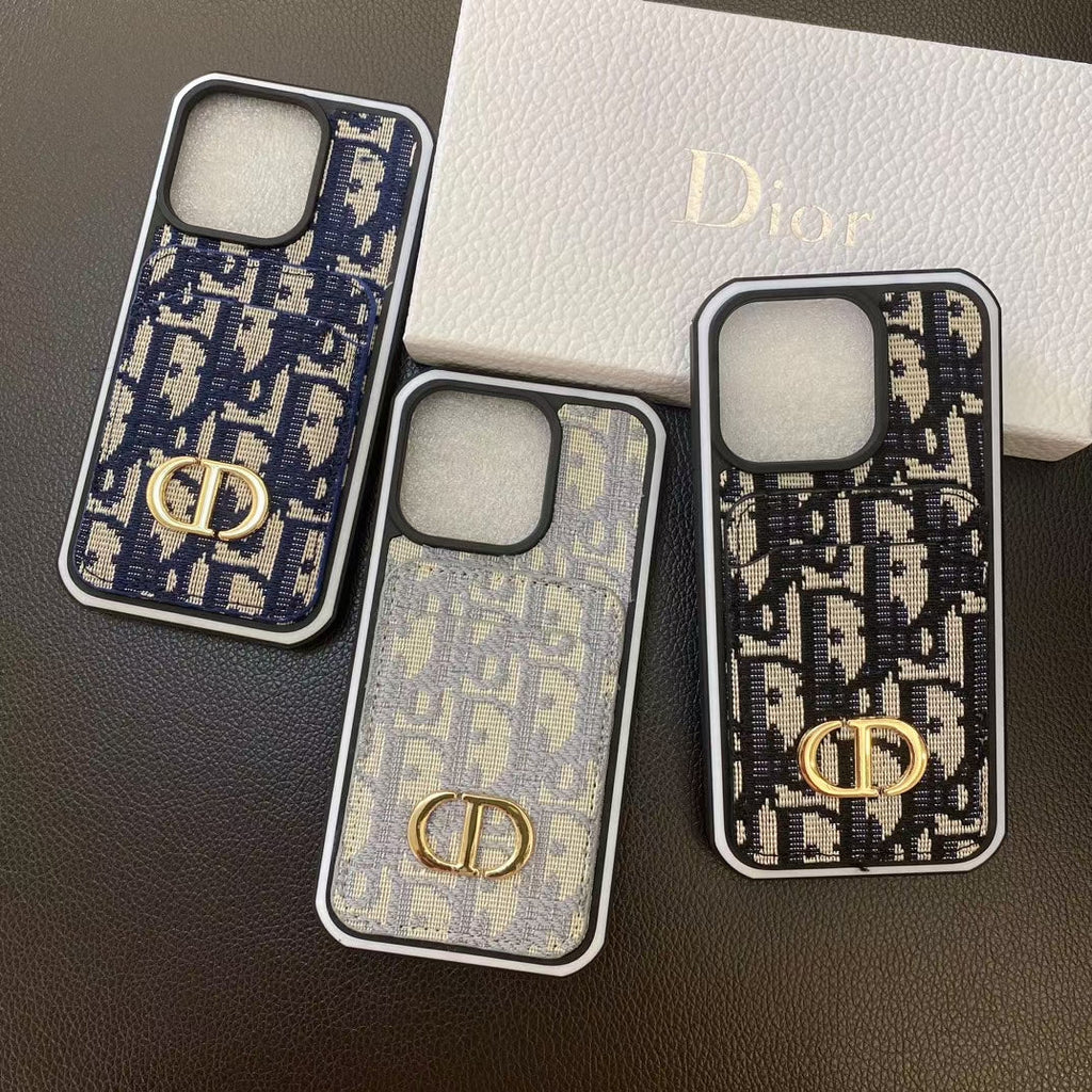 Dior iPhone Case Card Holder