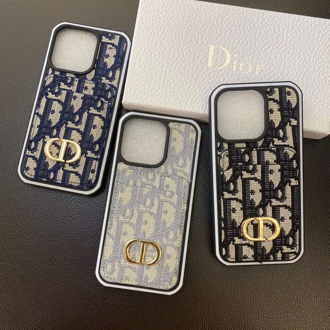Dior iPhone Case Card Holder