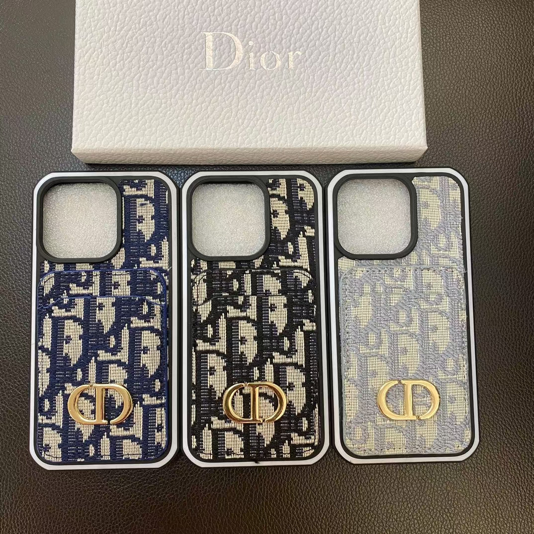 Dior iPhone Case Card Holder