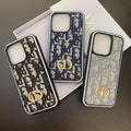 Dior iPhone Case Card Holder for iPhone 11 12 13 14 15 16 Pro Max Plus Series
