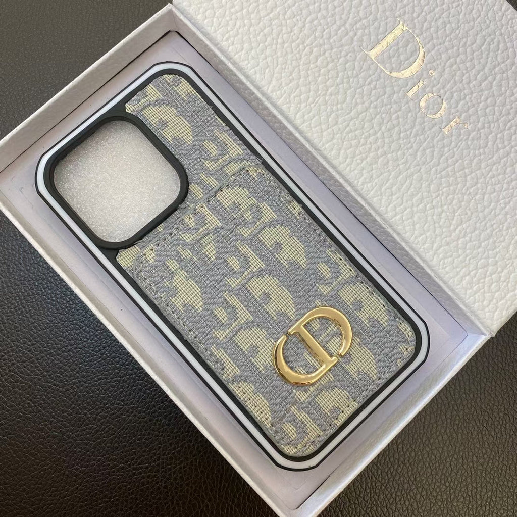 Dior iPhone Case Card Holder