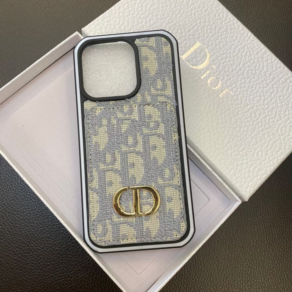 Dior iPhone Case Card Holder