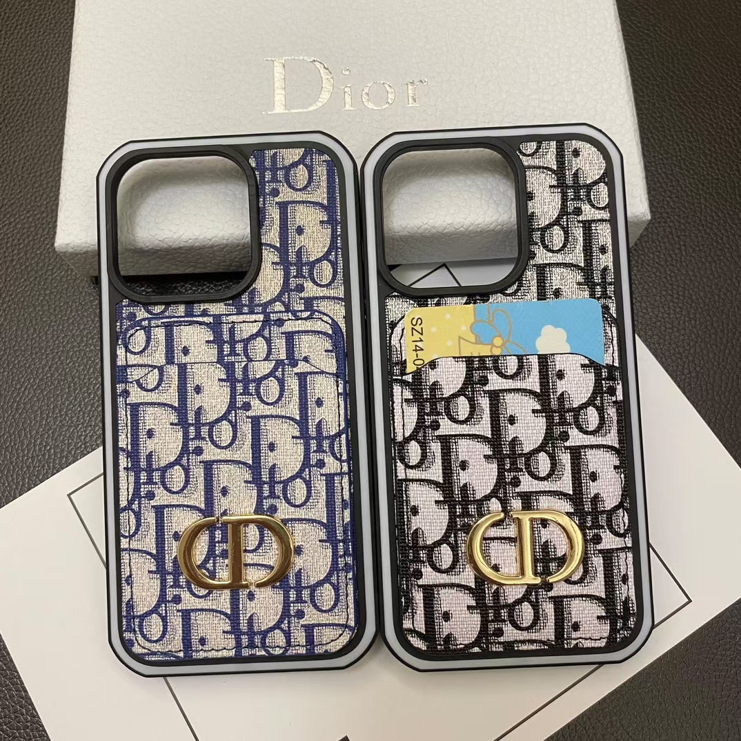 Classic Dior iPhone Case 16 Pro Max Pus 15 14 13 12 11