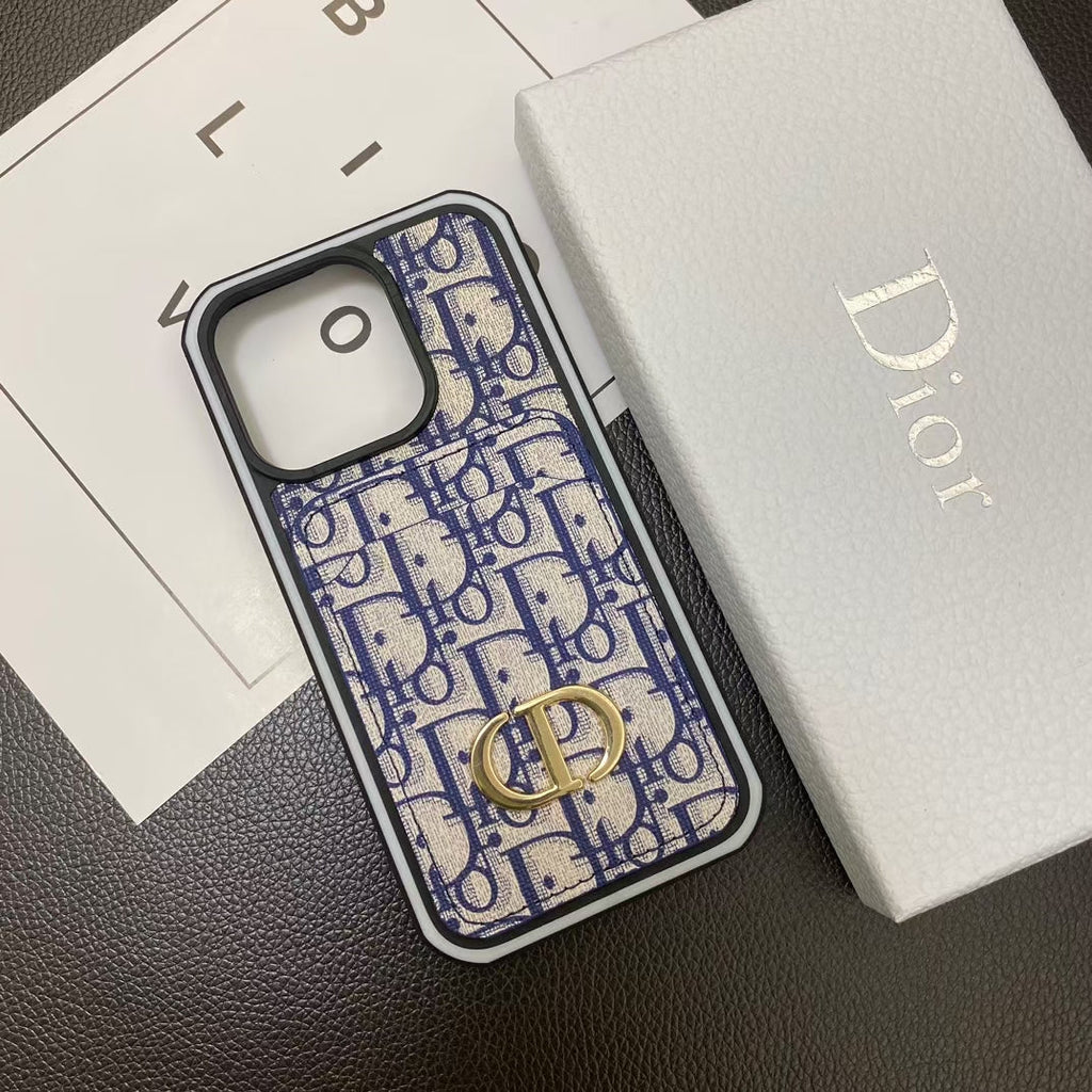 Classic Dior iPhone Case 16 Pro Max Pus 15 14 13 12 11