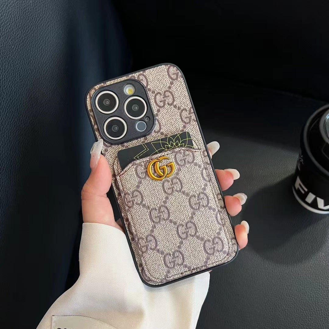 Gucci Card Holder Case iPhone 16