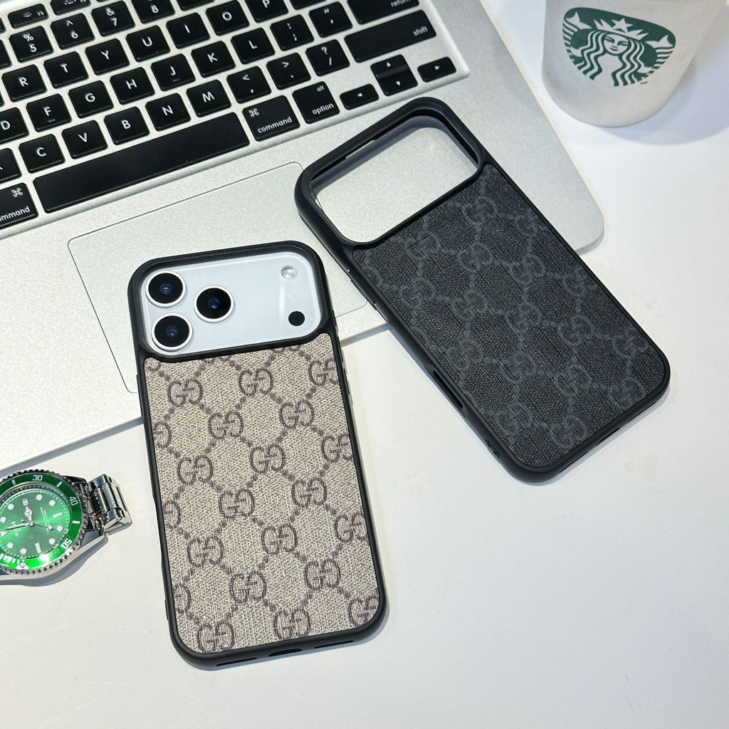 Classic Canvas Pattern iPhone 17 Series G Style