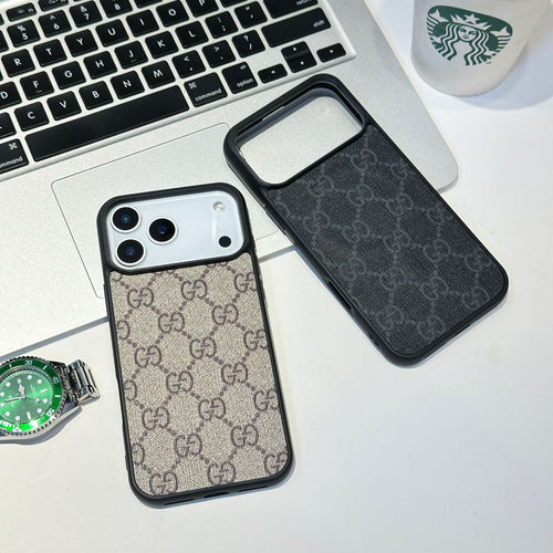 Classic Canvas Pattern iPhone 17 Series G Style