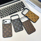iPhone 17 Series MagSafe Phone Case LV Style