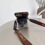iPhone Case Louis Vuitton Style Crossbody for 11 12 13 14 15 16 Pro Max Plus Series