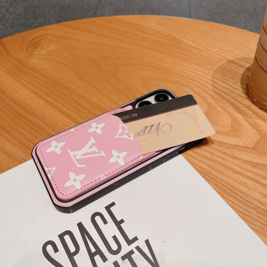 Luxury Phone Case Card Holder iPhone 16 Pro Max Series