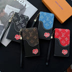 LV Wallet Case iPhone 16 Pro Max Plus 11 12 13 14 15 Series