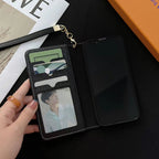 LV Wallet Case iPhone 16 Pro Max Plus 11 12 13 14 15 Series