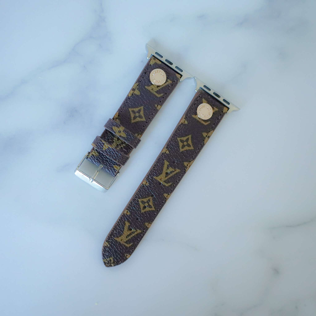 LV Watch Band Apple Series Brown Monogram